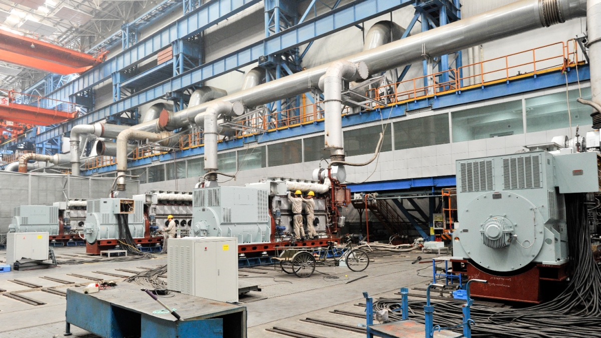 中船動(dòng)力有限公司 大缸徑柴油機(jī)及發(fā)電機(jī)組試驗(yàn)站、低速機(jī)試驗(yàn)臺(tái)位