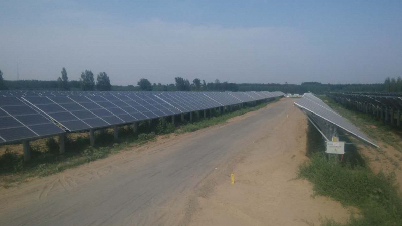 河南禹王臺100+20MW農(nóng)光互補光伏電站