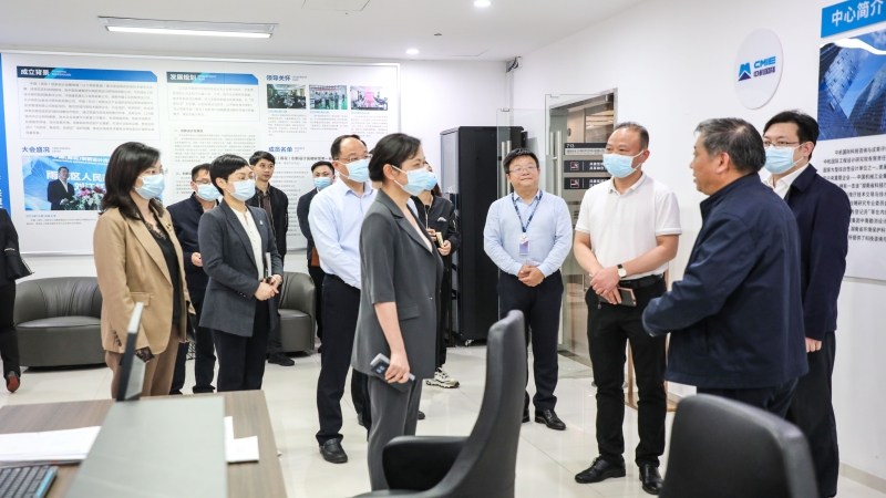 雨花區(qū)委書記劉素月、區(qū)長黃軍其一行赴中機(jī)國際考察雨花區(qū)科創(chuàng)公共服務(wù)中心建設(shè)工作
