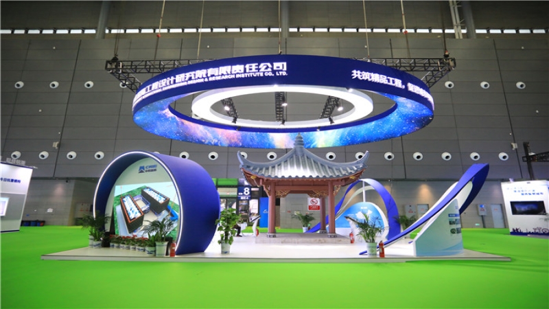 新材料仿古建筑首次亮相！中機國際參加2021年中國(長沙）筑博會