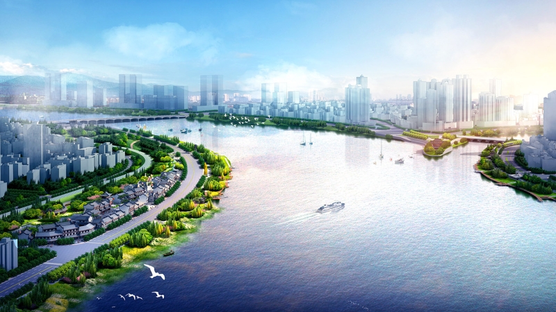 衡陽市濱江新區(qū)耒水以南沿江風(fēng)光帶景觀、濕地公園、道路工程