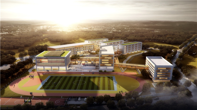 那一片桃源，大木參天——中機國際羅勁工作室一舉中標(biāo)板倉中學(xué)項目